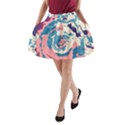 Abstract art A-Line Pocket Skirt View1