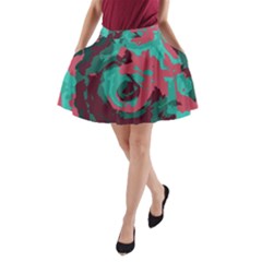 Abstract Art A-line Pocket Skirt by ValentinaDesign
