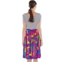 Abstract art Midi Beach Skirt View2