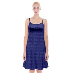 Pattern Spaghetti Strap Velvet Dress by ValentinaDesign
