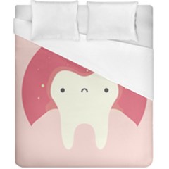 Sad Tooth Pink Duvet Cover (california King Size) by Mariart