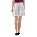 Dots pattern A-Line Pocket Skirt View2