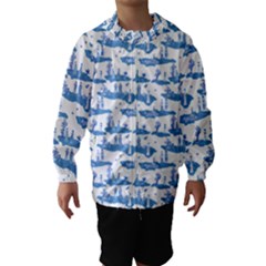 Tear In The Space-time Continuum Hooded Wind Breaker (kids) by emilyzragz