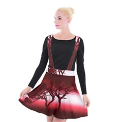 Sunset Suspender Skater Skirt by Valentinaart