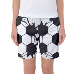 Soccer Camp Splat Ball Sport Women s Basketball Shorts by Mariart