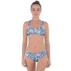 Sunbathing Beach Sea Criss Cross Bikini Set by Mariart