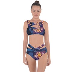 Flower Bandaged Up Bikini Set  by oddzodd