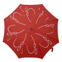 Caffeine And Breastfeeding Coffee Nursing Red Sign Hook Handle Umbrellas (medium) by Mariart