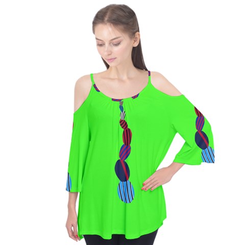 Egg Line Rainbow Green Flutter Tees by Mariart
