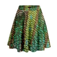 Chameleon Skin Texture High Waist Skirt by BangZart