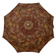 Brown Texture Straight Umbrellas by BangZart