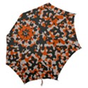 Camouflage Texture Patterns Hook Handle Umbrellas (Small) View2