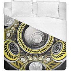 A Cautionary Fractal Cake Baked For Glados Herself Duvet Cover (king Size) by jayaprime