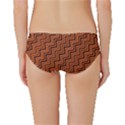 Brown Zig Zag Background Classic Bikini Bottoms View2