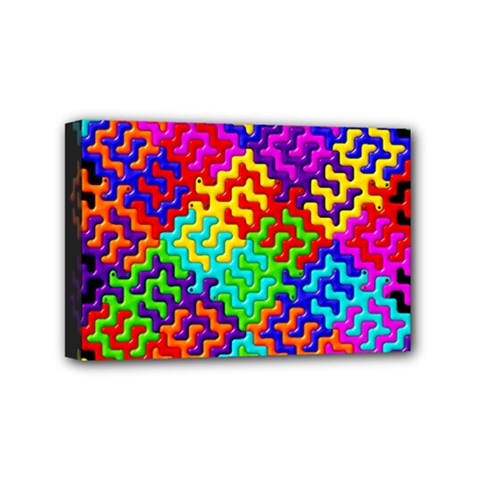 3d Fsm Tessellation Pattern Mini Canvas 6  X 4  by BangZart