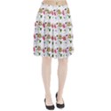 Handmade Pattern With Crazy Flowers Pleated Skirt View1