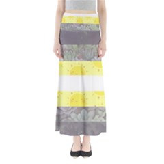 Nonbinary Flag Full Length Maxi Skirt by AnarchistTransPride