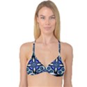 Fractal Cathedral Pattern Mosaic Reversible Tri Bikini Top View3