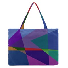 Abstract #415 Tipping Point Medium Zipper Tote Bag by RockettGraphics