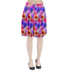 Floral Pattern Background Seamless Pleated Skirt by BangZart