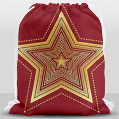Christmas Star Seamless Pattern Drawstring Bag (large) by BangZart