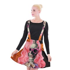 Bride From Hell Suspender Skater Skirt by Valentinaart