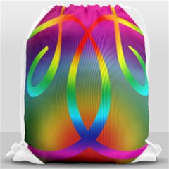 Colorful Easter Egg Drawstring Bag (large) by BangZart