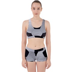 Soccer Ball Work It Out Sports Bra Set by BangZart