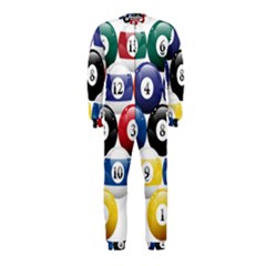 Racked Billiard Pool Balls Onepiece Jumpsuit (kids) by BangZart