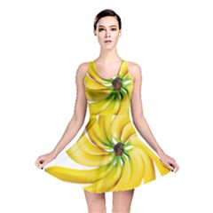 Bananas Decoration Reversible Skater Dress by BangZart