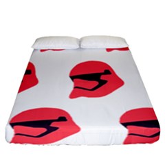 Stormtroper Pattern  Fitted Sheet (california King Size) by paulaoliveiradesign
