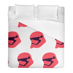 Stormtroper Pattern  Duvet Cover (full/ Double Size) by paulaoliveiradesign