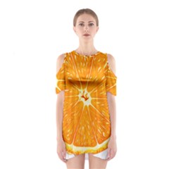 Orange Slice Shoulder Cutout One Piece by BangZart