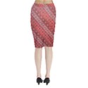 Red Batik Background Vector Midi Wrap Pencil Skirt View2