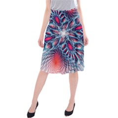Creative Abstract Midi Beach Skirt by BangZart
