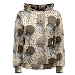 Bouffant Birds Women s Pullover Hoodie by BangZart