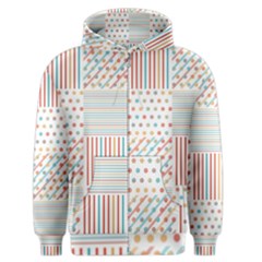 Simple Saturated Pattern Men s Zipper Hoodie by linceazul