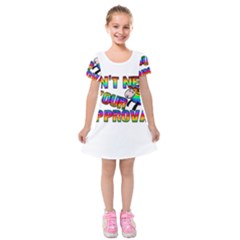 Dont Need Your Approval Kids  Short Sleeve Velvet Dress by Valentinaart