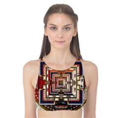 Colorful Mandala Tank Bikini Top by BangZart