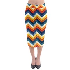 The Amazing Pattern Library Midi Pencil Skirt by BangZart