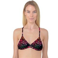Circle Abstract Reversible Tri Bikini Top by BangZart