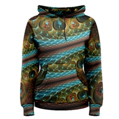 Fractal Snake Skin Women s Pullover Hoodie by BangZart