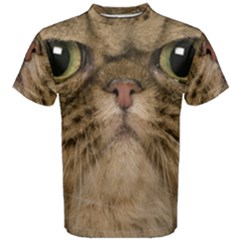Cute Persian Catface In Closeup Men s Cotton Tee by BangZart