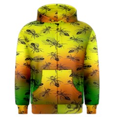 Insect Pattern Men s Zipper Hoodie by BangZart