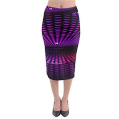 Glass Ball Texture Abstract Midi Pencil Skirt by BangZart