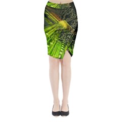 Electronics Machine Technology Circuit Electronic Computer Technics Detail Psychedelic Abstract Patt Midi Wrap Pencil Skirt by BangZart