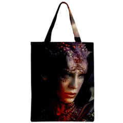 Digital Fantasy Girl Art Zipper Classic Tote Bag by BangZart