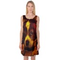 Cute 3d Dog Sleeveless Satin Nightdress View1