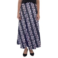 Batik Jarik Parang Flared Maxi Skirt by BangZart