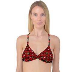 Traditional Art Pattern Reversible Tri Bikini Top by BangZart